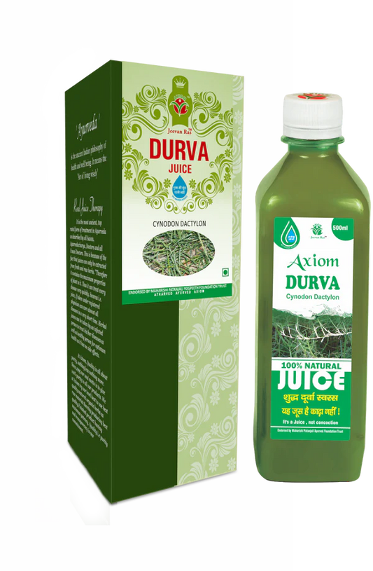 Jeevanras Axiom Shavet Durva Juice 500 ml